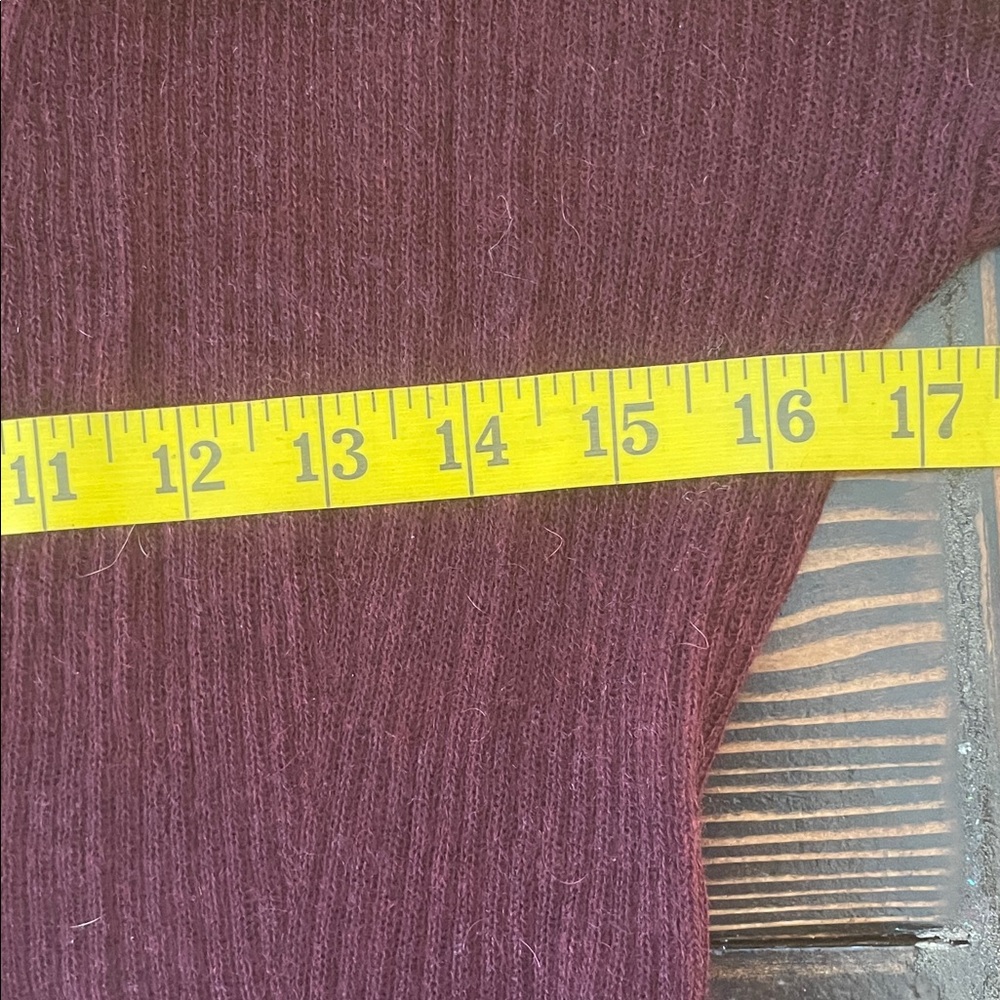 Prada Deep Burgundy Button Down Lightweight Ribbe… - image 8